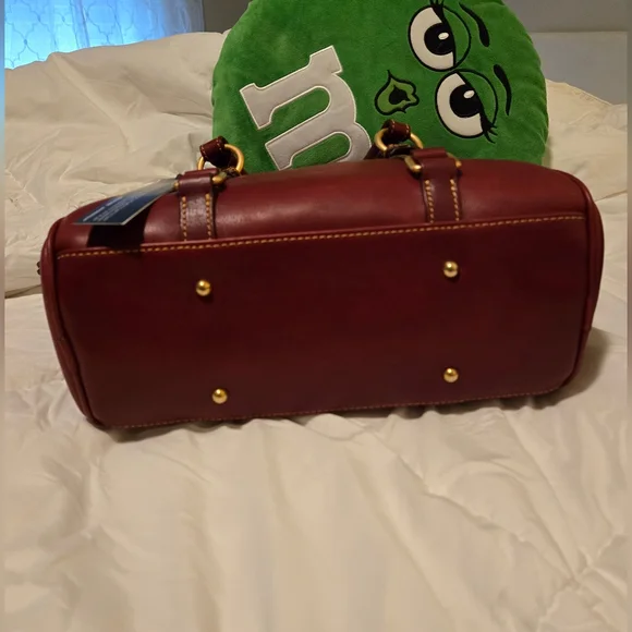 Nwt Dooney & Bourke Bordeaux Florentine Leather Satchel - Picture 6 of 6